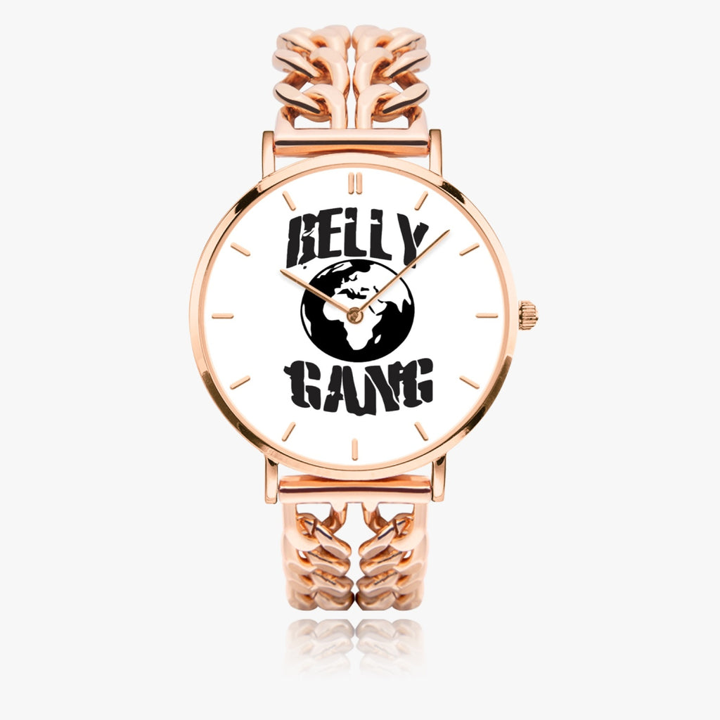 BELLY GANG Hollow Out Strap Quartz Watch - With Indicators