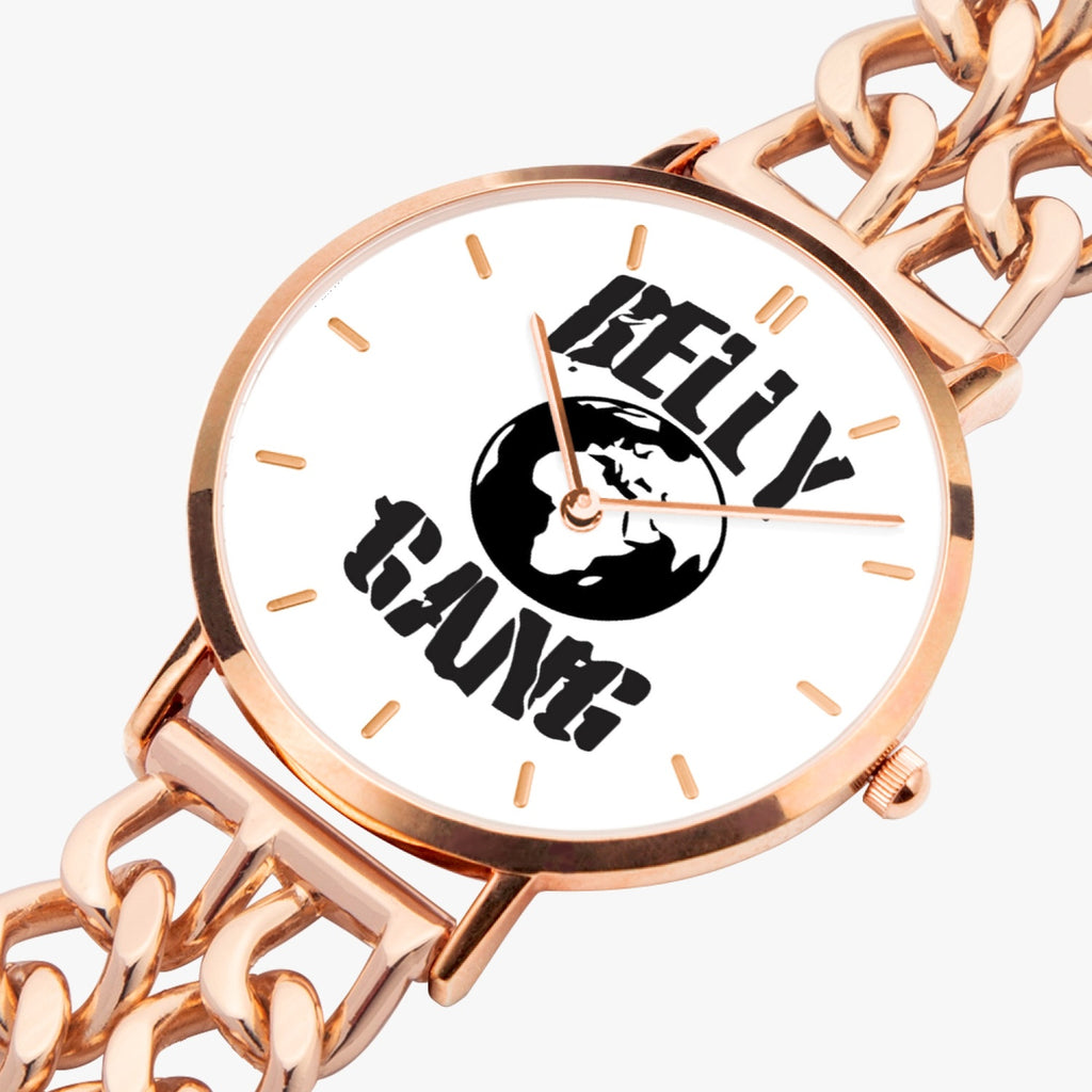 BELLY GANG Hollow Out Strap Quartz Watch - With Indicators