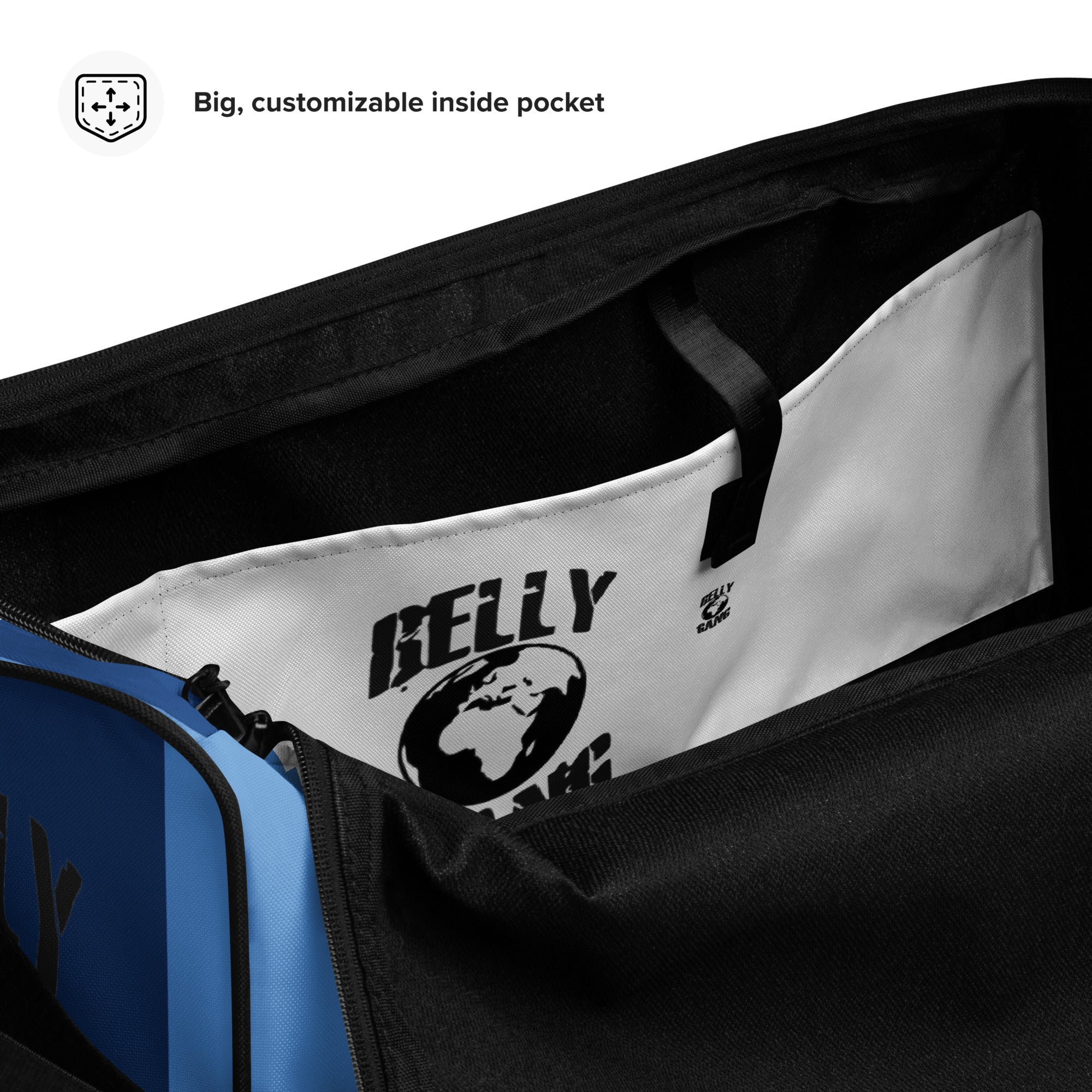 BELLY GANG BLUE WAVE Duffle bag