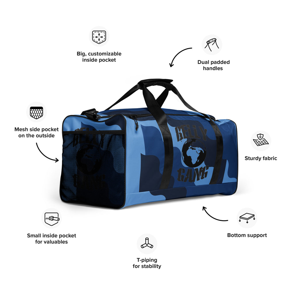 BELLY GANG BLUE WAVE Duffle bag