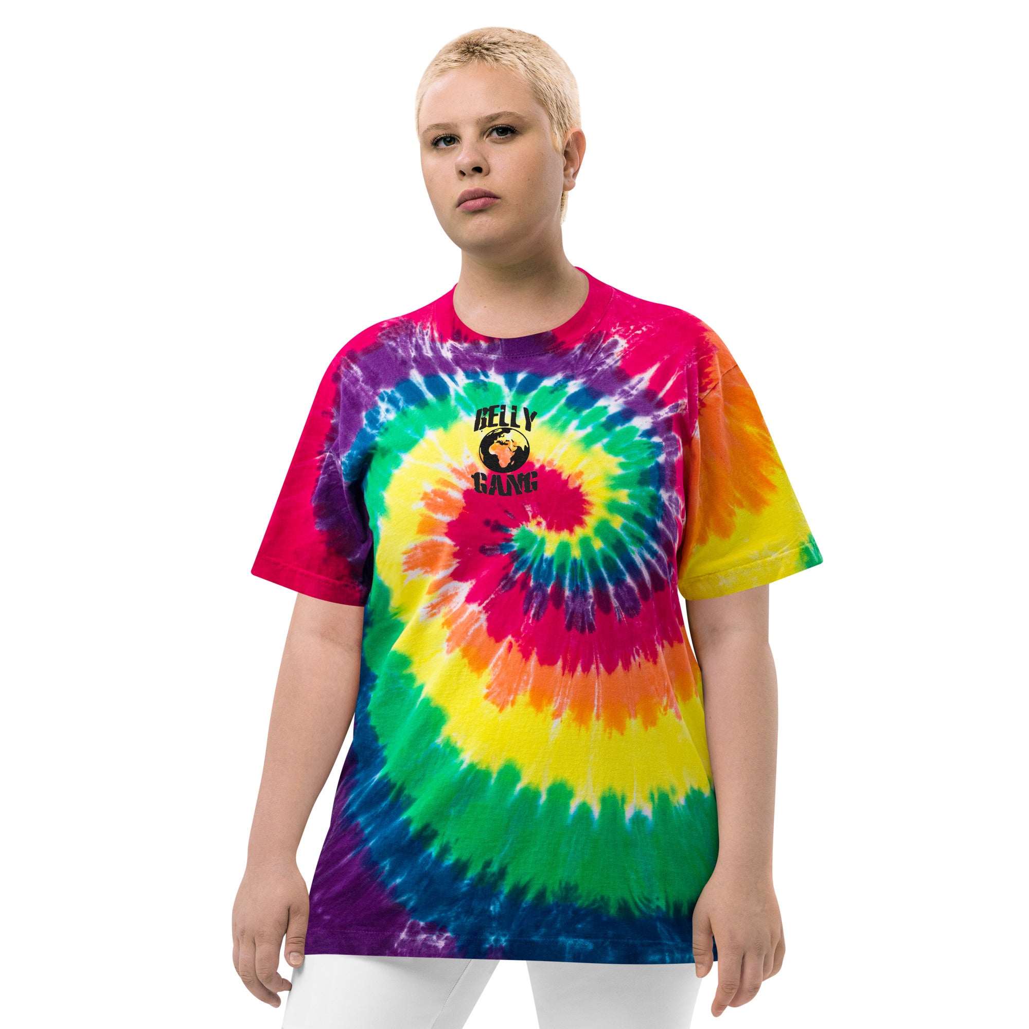 BELLY GANG X SHAKA WEAR COLLAB Oversized tie-dye t-shirt