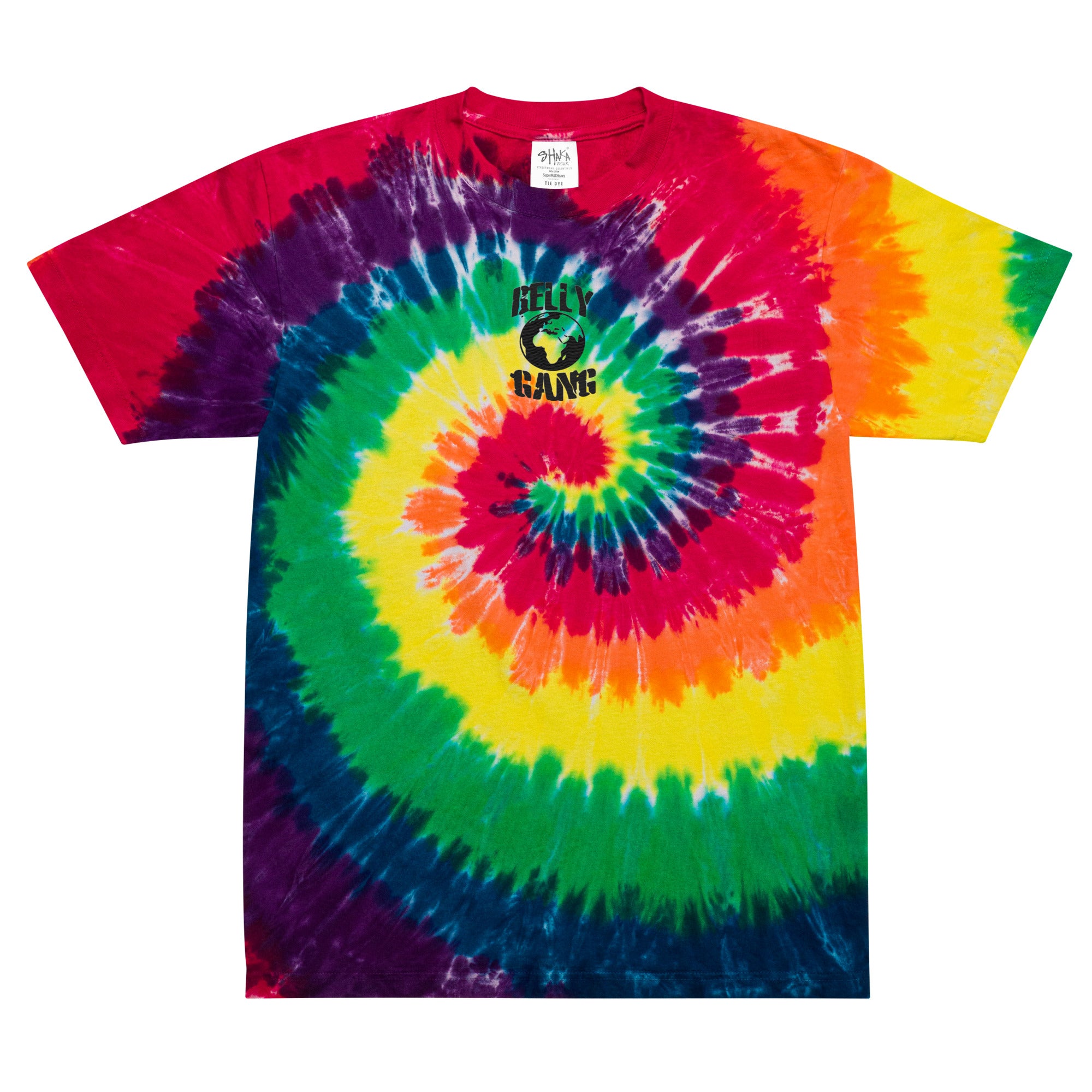 BELLY GANG X SHAKA WEAR COLLAB Oversized tie-dye t-shirt