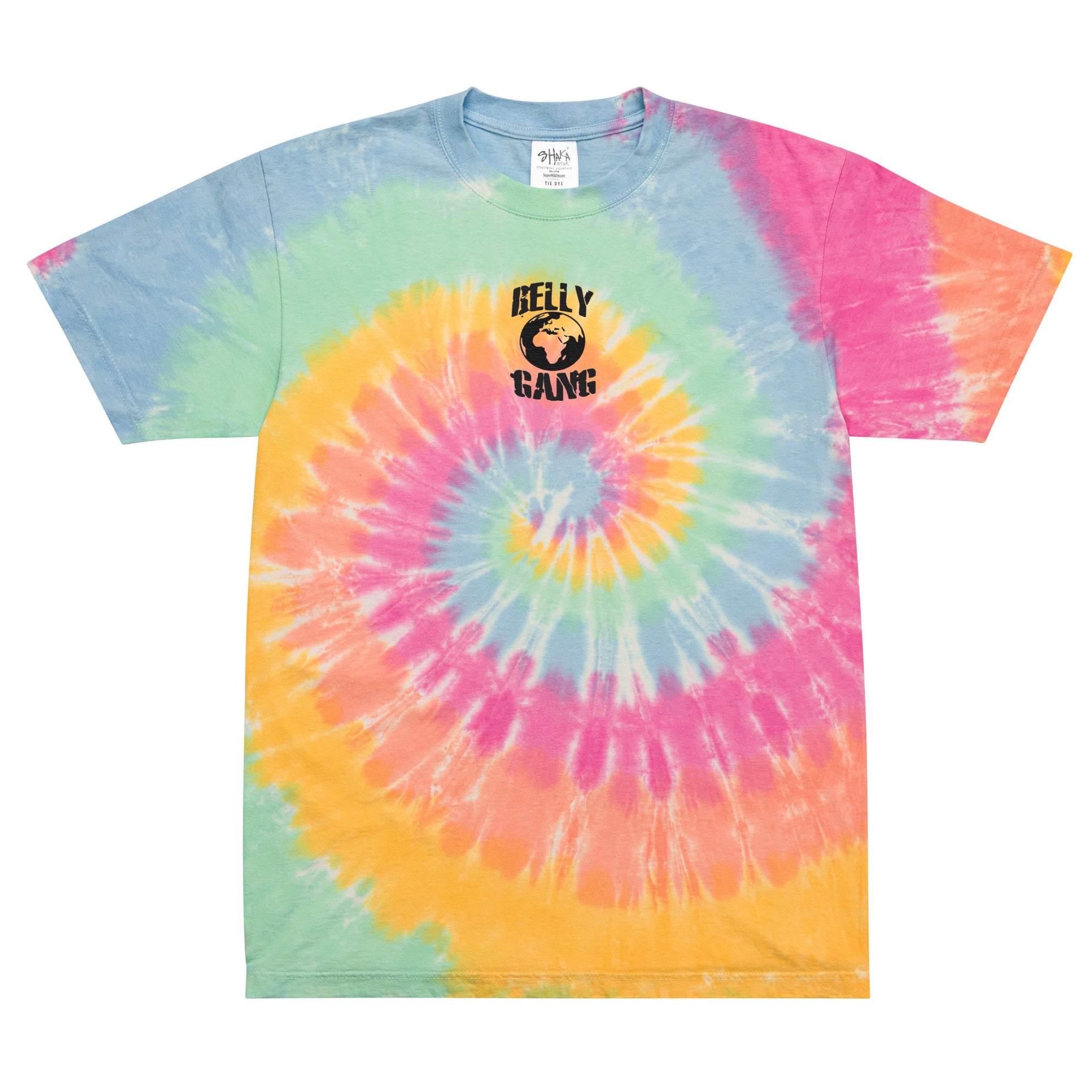 BELLY GANG X SHAKA WEAR COLLAB Oversized tie-dye t-shirt