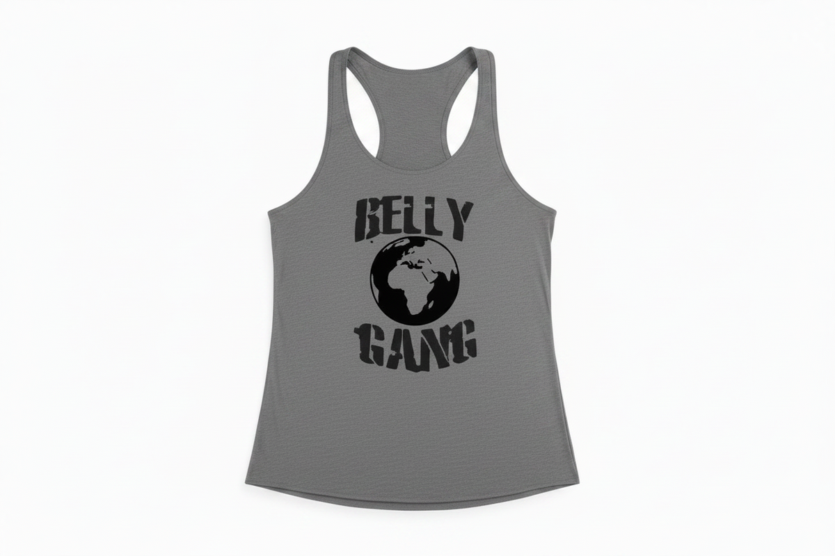 Women's Racerback Belly Gang Tank